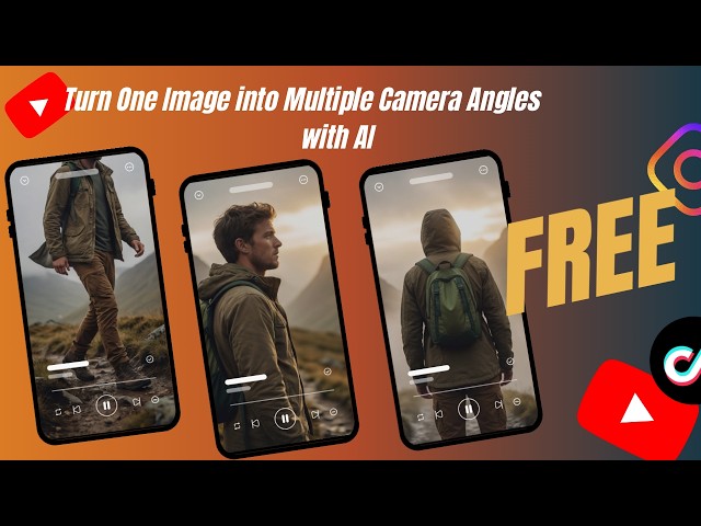 Turn One image into multiple camera angles FREE with AI