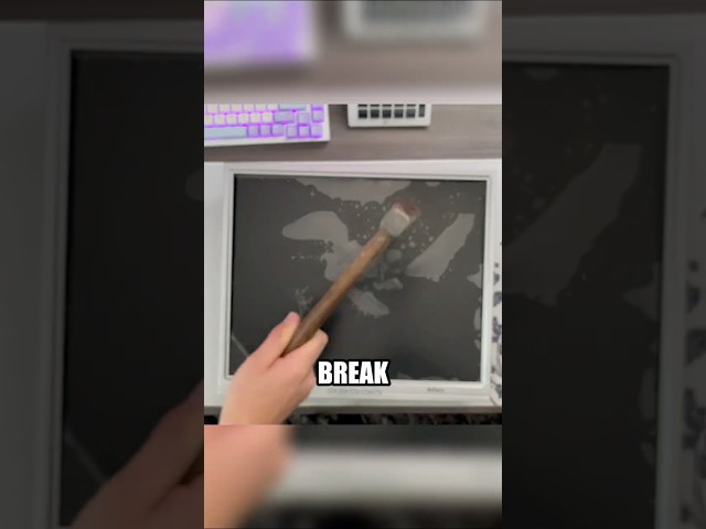 I Built a Transparent Screen Into My PC Case