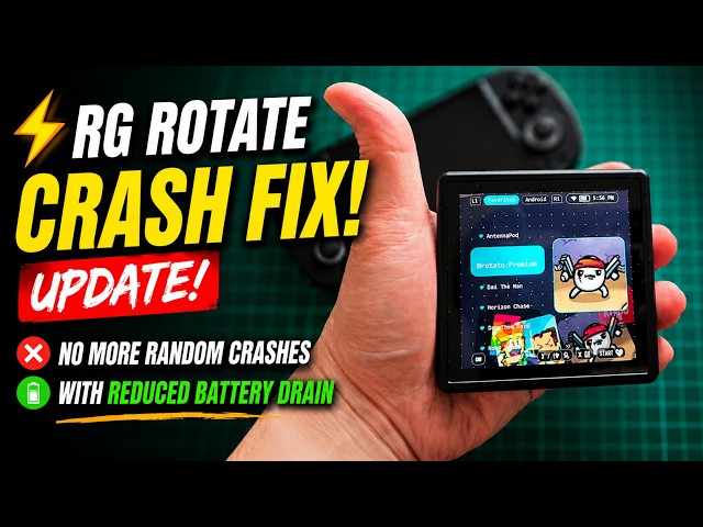 ⚡ RG Rotate Crash Fix - UPDATE! (With Reduced Battery Drain)
