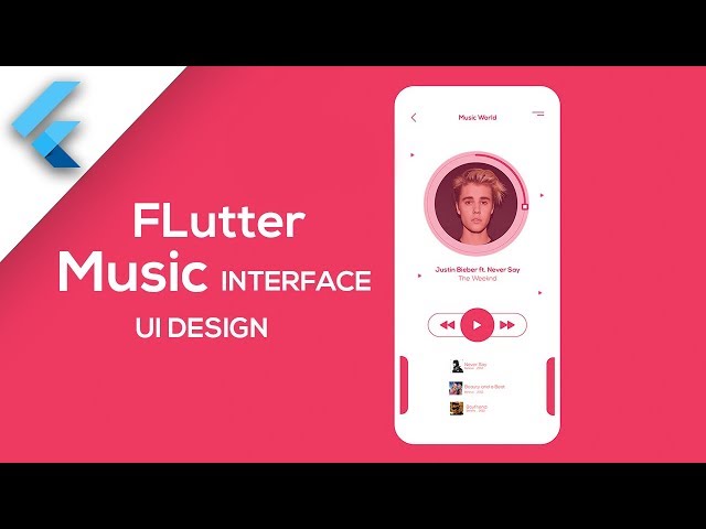 Flutter Music Interface UI Concept - Speed Code