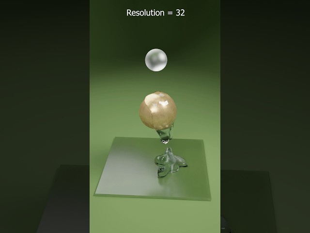 3D Gel Simulation #blender3danimation #animation #satisfying #simulation