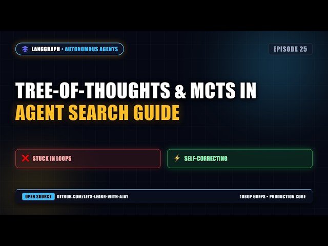Tree-of-Thoughts & MCTS in LangGraph: Agent Search Guide