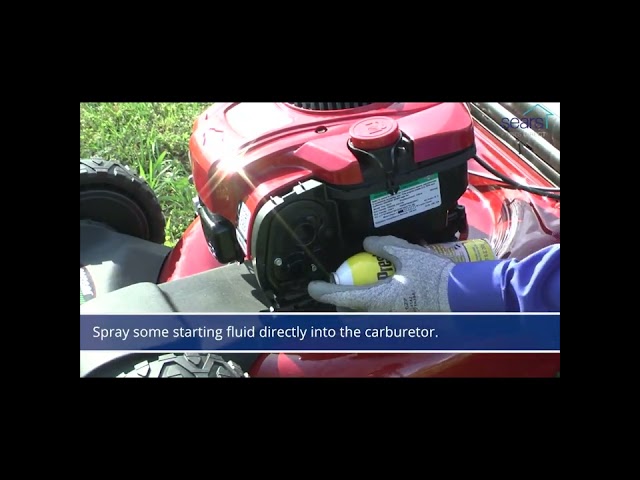 How to Start Your Lawn Mower Using Starter Fluid
