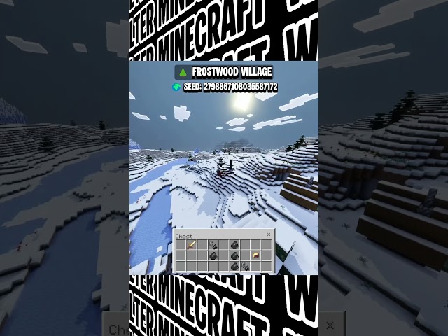 🌨️ Ultimate Snowy Village Showcase #minecraft