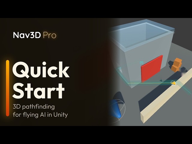 Flying AI in Unity Without NavMesh — Quick Start | Nav3D Pro