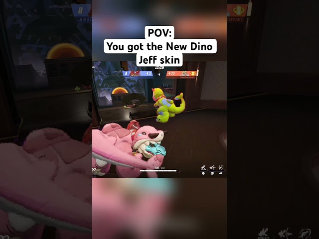 The new Dino Jeff skin is so cool# #foryou #marvel #rivals #devildinosaur #fyp