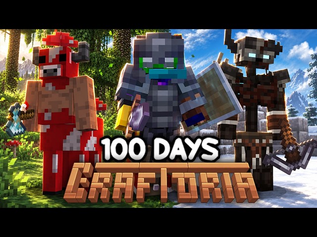 I Survived 100 Days in Craftoria