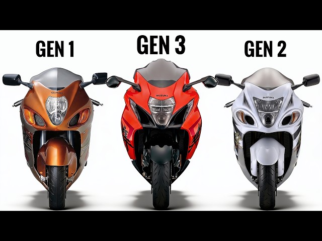 Every Hayabusa Generation Explained