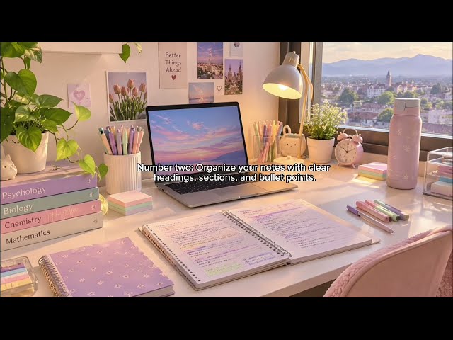 How to Take Notes That ACTUALLY Help You Study 📚✨ | Study Smarter, Not Harder