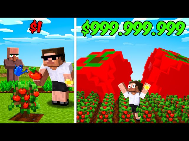 From Poor to Rich in Garden Civilization in Minecraft..