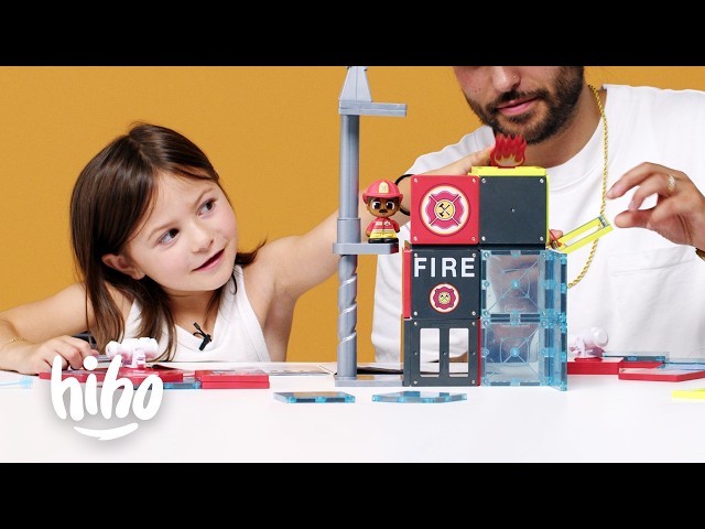 Kids Build a Town With Their Parents!