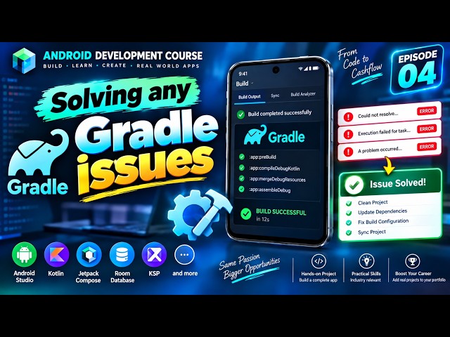 Android POS App #04: Solving Gradle Issues & Build Errors | Kotlin + Jetpack Compose