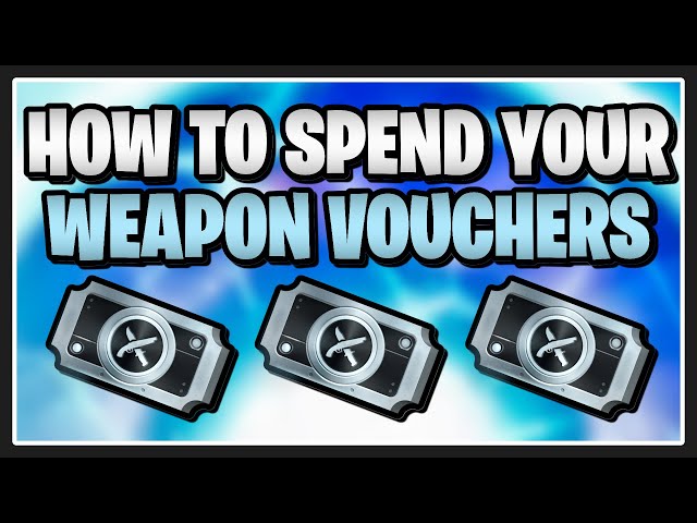 2026 APPROVED: How to Spend Your WEAPON VOUCHERS in Fortnite Save the World!