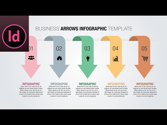 Create Arrows Infographic Design in Adobe InDesign