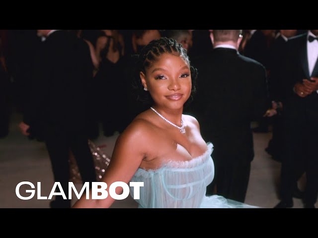 Halle Bailey GLAMBOT: BTS at 2023 Oscars