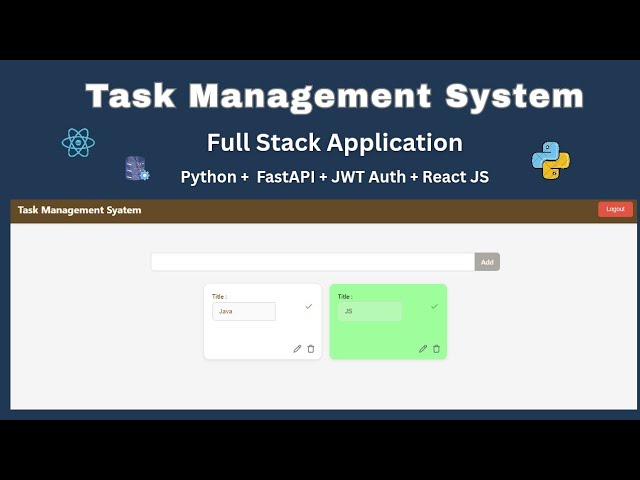 Full Stack Task Management App | React + FastAPI + PostgreSQL | DB setup Part - 1