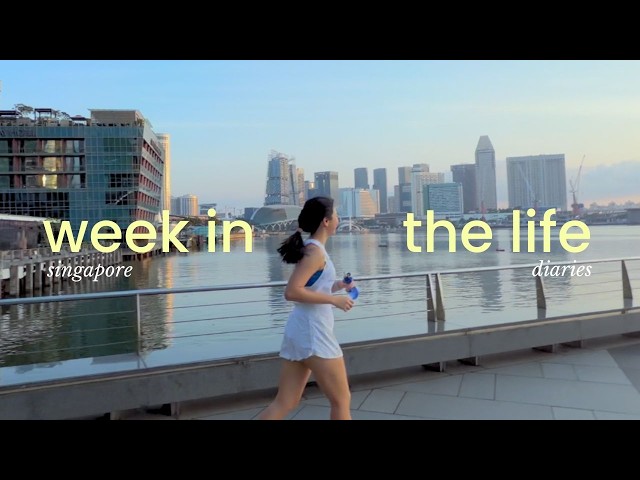finding balance in singapore 🌿 after work diaries & training for 19k