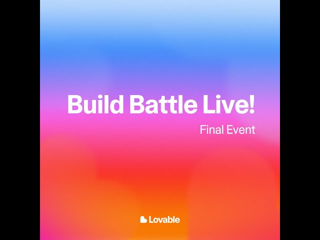 Discord Build Battle Finale