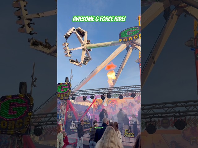 Can you handle the G Force? - Meifoor Brugge 2026 🔥💪🏻 #funfair #kermis #thrillride #shorts