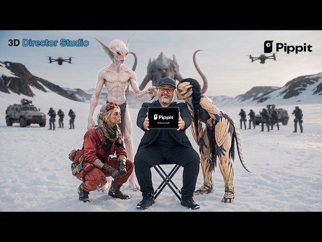 How I Create AI Movies | Pippit 3D Director Studio Tutorial