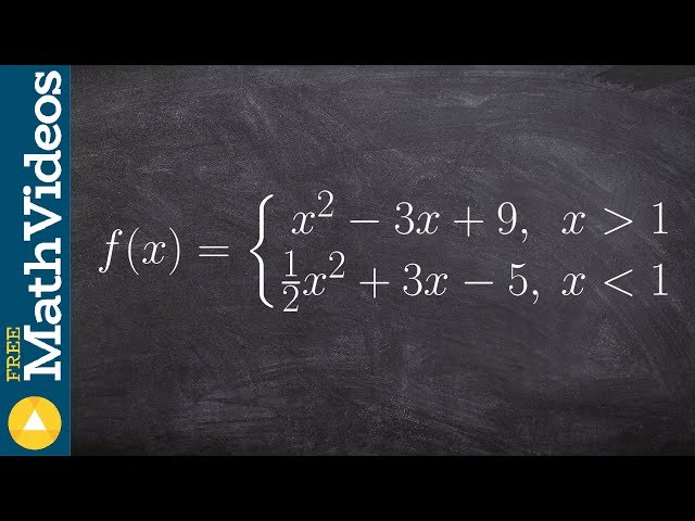 How to determine if a function is continuous and differentiable