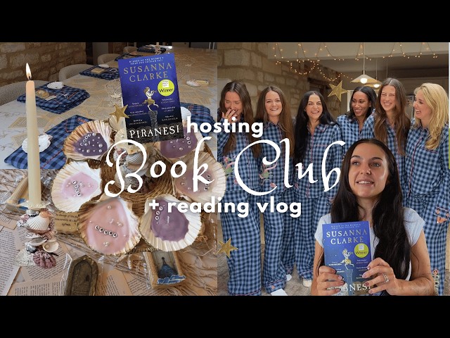 hosting BOOK CLUB, diy crafts, book mail + reading vlog! 📖🌟