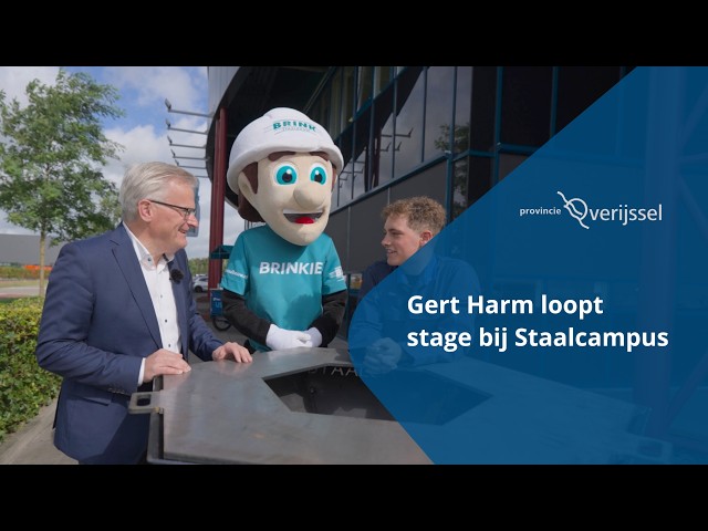 Gert Harm loopt stage bij Staalcampus