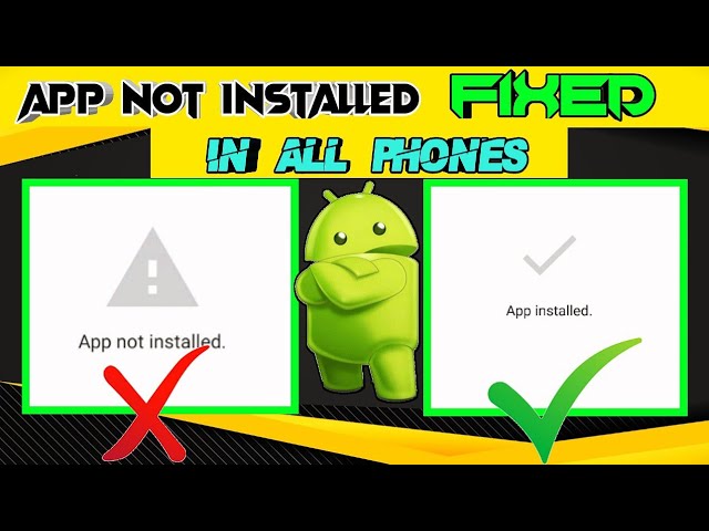 How To Fix "App Not Installed" On Android 100% Working From Super Mods