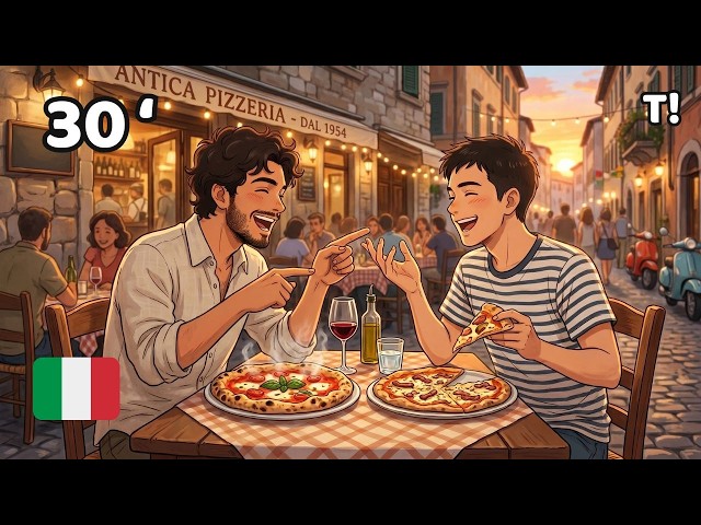 30 Minutes of Italian Listening Practice 🇮🇹 | Easy Conversations for Beginners (A1–A2)