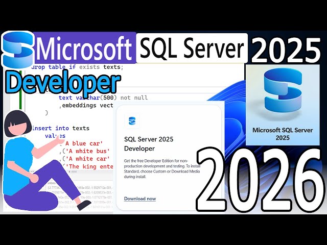 How to Install SQL Server 2025 on Windows 10/11 [ 2026 ] MS SQL Server 2025 Developer with SSMS 22