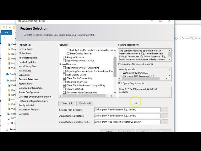 Installing SQL 2014