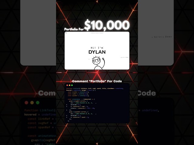 $10,000 Portfolio Was Built With #coding