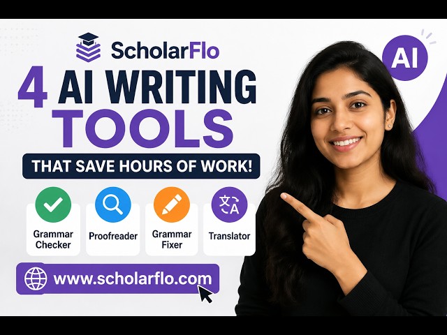 4 Powerful AI Writing Tools | Grammar Checker, Proofreader, Grammar Fixer & Translator