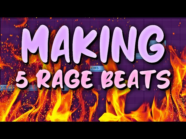 TheZachMichael Makes 5 RAGE BEATS (FL STUDIO SILENT COOKUP)