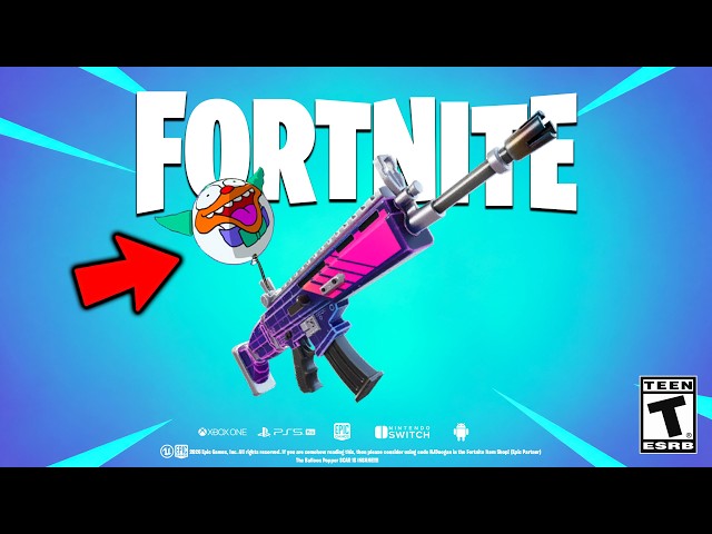 They've Added WHAT to Fortnite?! (Balloon Popper AR)