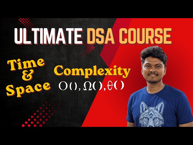 Time & Space Complexity | Simply Explained | Ultimate DSA Full Course (తెలుగులో)