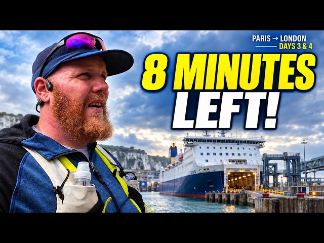The Race to the Ferry! WILL WE MAKE IT? | Paris to  London - Days 3 & 4
