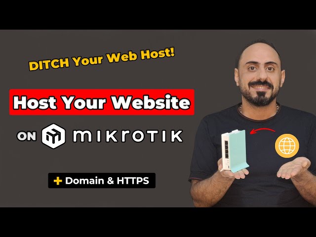 Host Your Website on MikroTik with Nginx Container + Domain & HTTPS 🔥