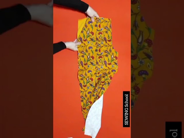 VERY EASY 💥Cutting and sewing pocket trousers #sewingtutorial  #howtosew #short #shortsvideo