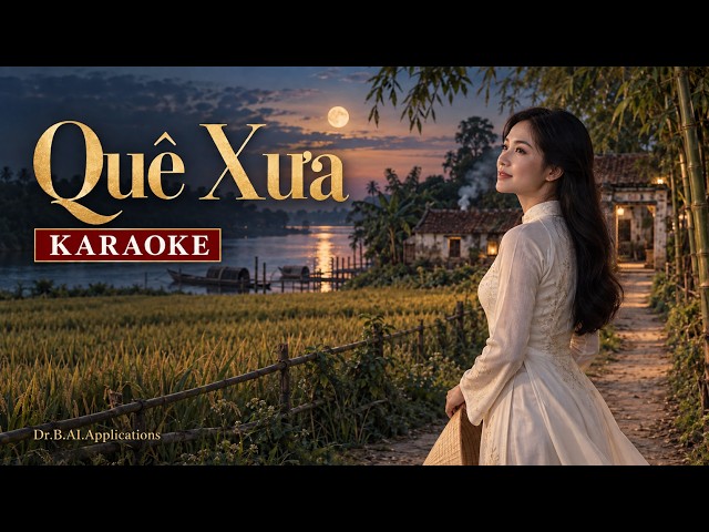 Quê Xưa Karaoke | Vietnamese Cinematic Countryside Ballad