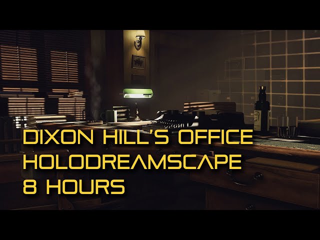 Dixon Hill’s Detective Office Ambience *8 Hours*