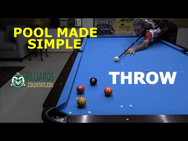 Pool Made Simple – THROW SHOTS You Need to Know … with GoPro POV