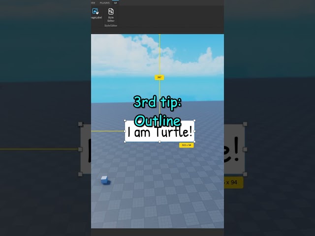 5 UI Tips in Roblox Studio!  #roblox #scripting #robloxstudio #ui #help #tips #tutorial #coding