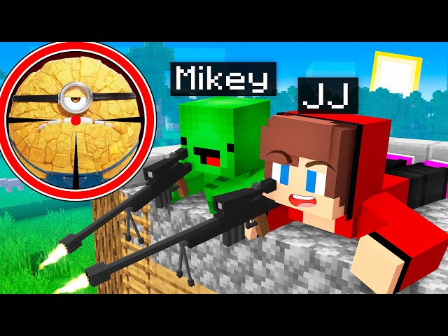 Why Mikey and JJ Hunting on Minion Jerry in Minecraft at 3:00 AM !? - Maizen