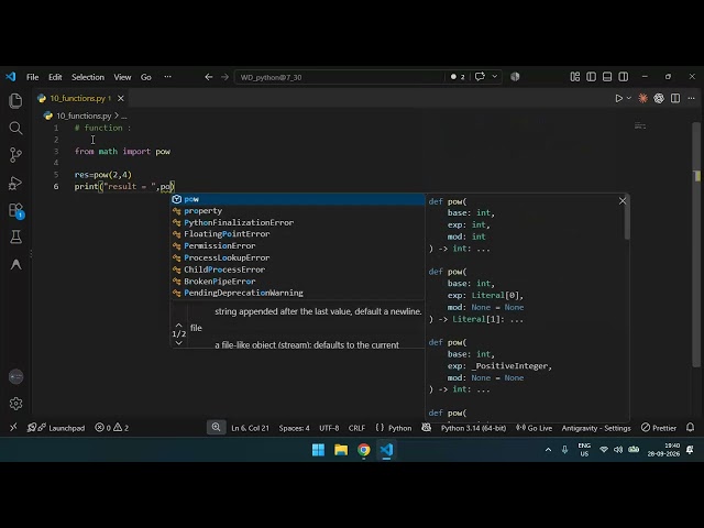Functions in Python