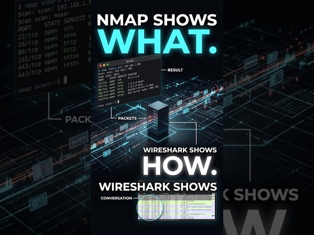 Nmap Shows WHAT Happened. Wireshark Shows HOW. 👀