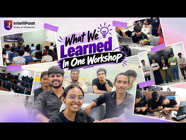 Inside a Robotics Workshop Where Students Built & Learned | Intellipaat School of Technology