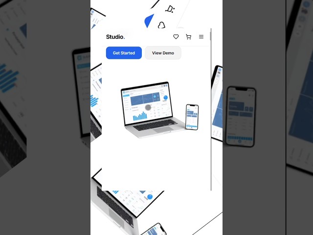 Full responsive website design template using react.js..#coding #websitedesign #css #webdevelopment