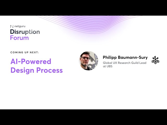 AI-Powered Design Process – Disruption Forum Design Horizons