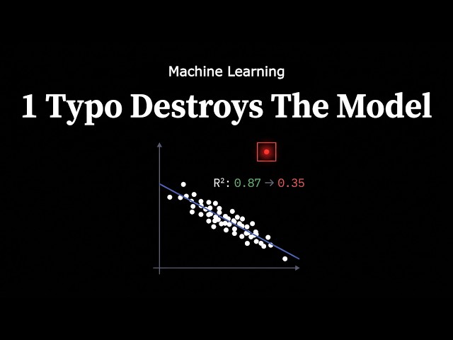 How Single Typo in Your Dataset Can Completely Destroy Your ML Model outliers #machinelearning #ai